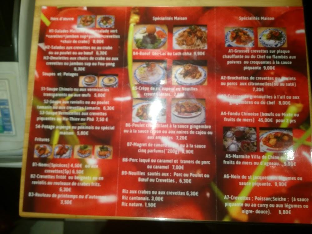 Villa de Chine - Menu Image 4